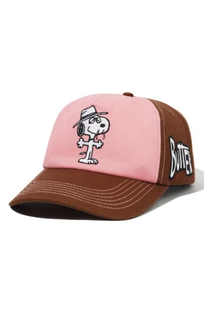 Butter Goods Spike Five-panel Baseball Cap In Pink