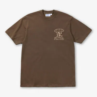 Butter Goods Terrain Tee In Brown
