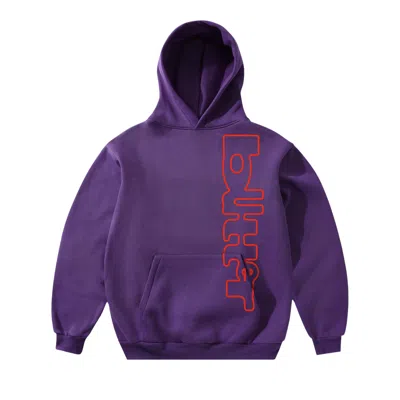 Pre-owned Butter Goods Warped Pullover Hood 'purple' | Men's Size L