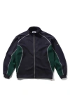 Butter Goods Warped Track Jacket In Blue