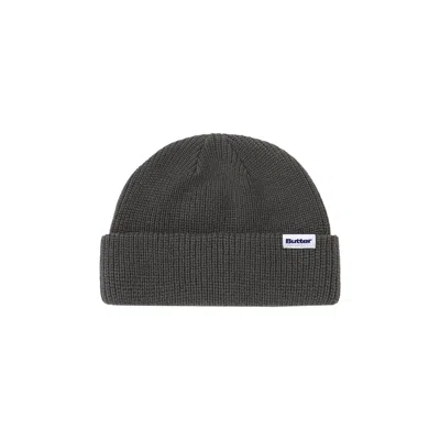 Pre-owned Butter Goods Wharfie Beanie 'charcoal' | Grey | Men's Size Onesize