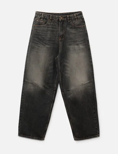 Butter Goods Wide Cut Denim Jeans In Green