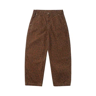Pre-owned Butter Goods Work Pants 'leopard' | Multi-color | Men's Size 36 In Multicolor