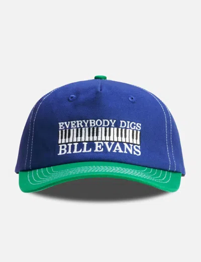 Butter Goods X Bill Evans Everybody Digs 5 Panel Cap In Blue