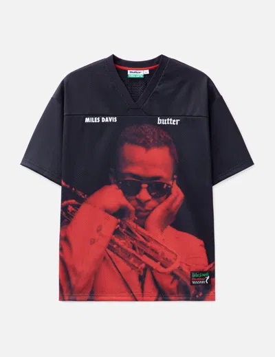Butter Goods X Miles Davis Round About Midnight Mesh Jersey In Black