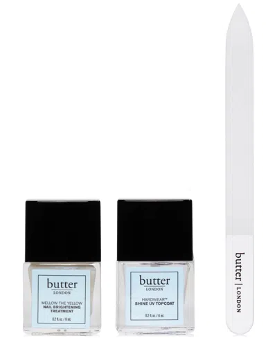 Butter London 3-pc. Pro Nail Brightening Set In White