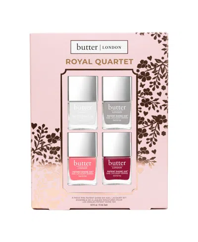 Butter London 4-pc. Limited Edition Royal Quartet Patent Shine 10x Nail Lacquer Set In Multi