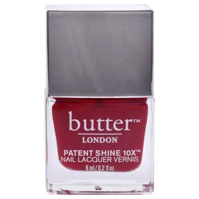 Butter London Ladies Patent Shine 10x Nail Lacquer 0.2 oz Her Majestys Red Nails 811161031488