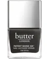 Butter London Patent Shine 10x Nail Lacquer, 0.4 Oz. In Earl Grey (almost Black Crã¨me)