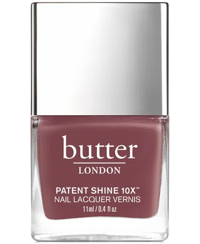 Butter London Patent Shine 10x Nail Lacquer In Toff (dusty Mauve Crã¨me)