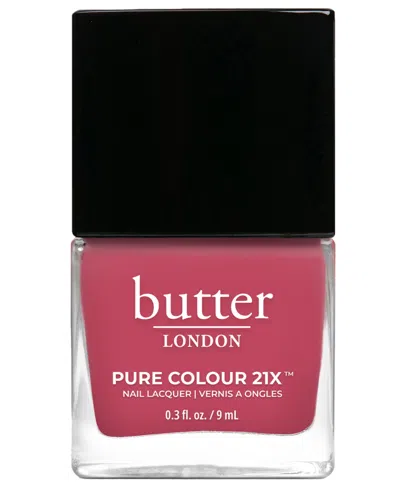 Butter London Pure Color 21x Nail Lacquer, 0.3 Oz. In Dearie Me (cool Rose Crã¨me)