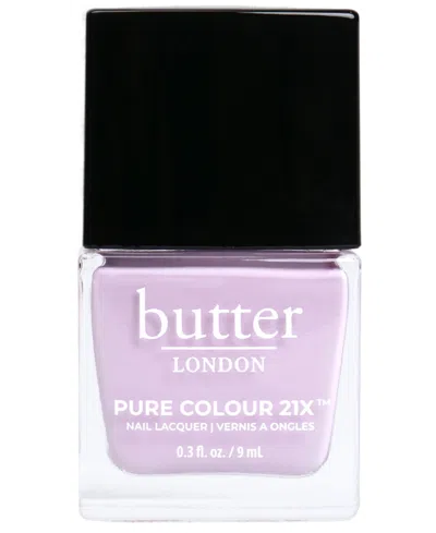 Butter London Pure Color 21x Nail Lacquer, 0.3 Oz. In English Lavender (soft Lavender Crème)