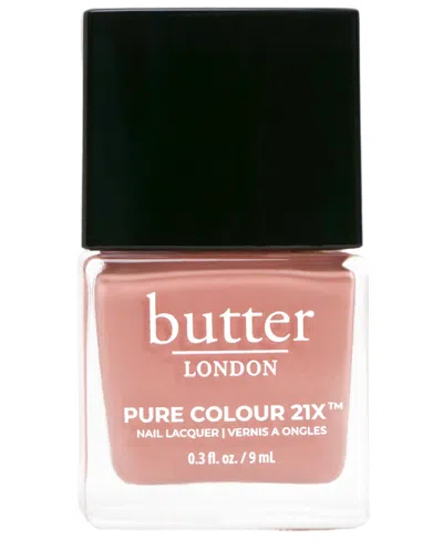 Butter London Pure Color 21x Nail Lacquer, 0.3 Oz. In Hottie Tottie (bright Coral Creme)