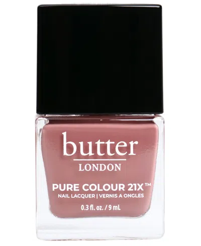 Butter London Pure Color 21x Nail Lacquer, 0.3 Oz. In Mums The Word (rosy Nude Crã¨me)