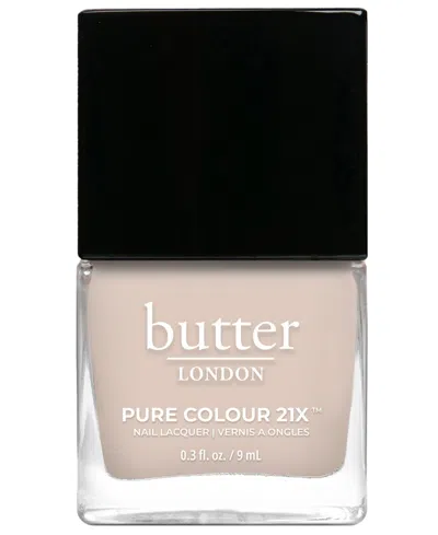 Butter London Pure Color 21x Nail Lacquer, 0.3 Oz. In Steady On (cool Nude Crã¨me)