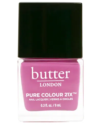 Butter London Pure Color 21x Nail Lacquer, 0.3 Oz. In Sweets (bright Pink Purple)
