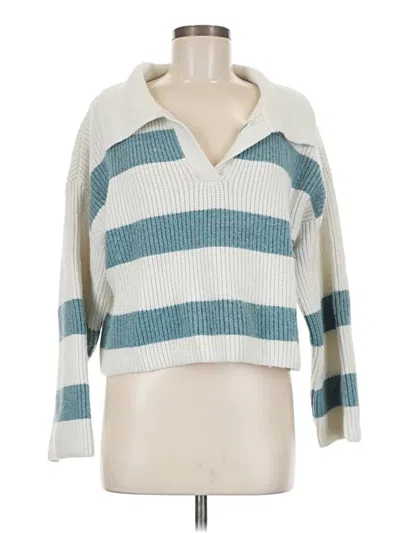 Pre-owned Butter Melon Pullover Sweater In White