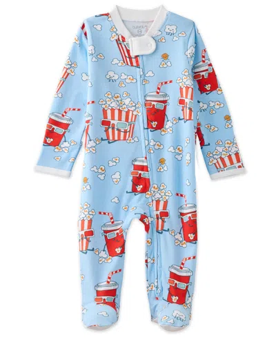 Butterblu Baby Boys' And Baby Girl's Scout 2-way Zip Footed Coveralls In Blue