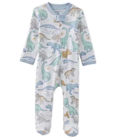 Butterblu Baby Boys' And Baby Girl's Scout 2-way Zip Footed Coveralls In Blue