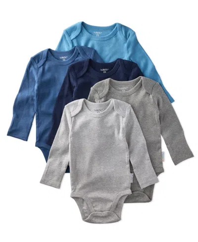 Butterblu Baby Boys' Blake Long-sleeve Bodysuits, 5-pack In Multi