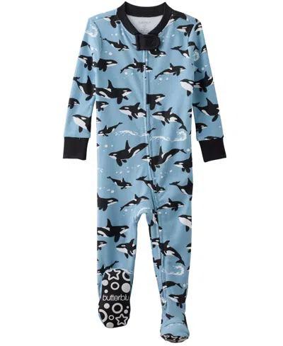 Butterblu Baby Boys Cruz Cotton Snug-fit Footed Pajamas In Multi