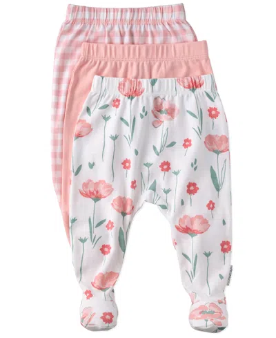 Butterblu Baby Boys' Or Baby Girls' Pull-on Footed Pants, 3-pack In Multi