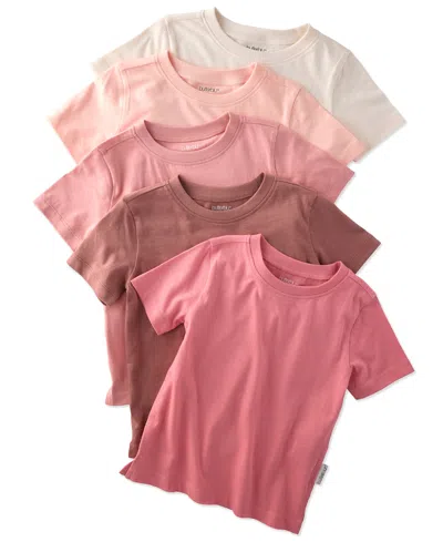 Butterblu Baby Boys' Or Baby Girls' Round Neck Short-sleeve T-shirt, 5-pack In Multi