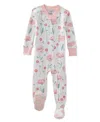 Butterblu Baby Cruz Footed Sleeper Pajama In Pink