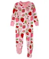 Butterblu Baby Cruz Footed Sleeper Pajama In Pink