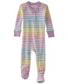 Butterblu Baby Cruz Footed Sleeper Pajama In Pink