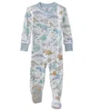 Butterblu Baby Scout Sleep And Play Bodysuit In White