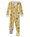 Butterblu Baby Cruz Footed Sleeper Pajama In Yellow