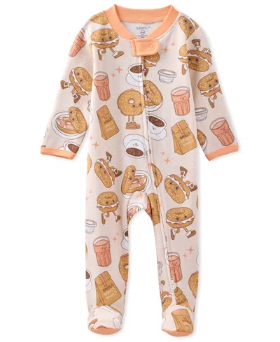 Butterblu Baby Scout Sleep And Play Bodysuit In Brown