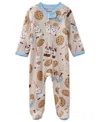 Butterblu Baby Scout Sleep And Play Bodysuit In White