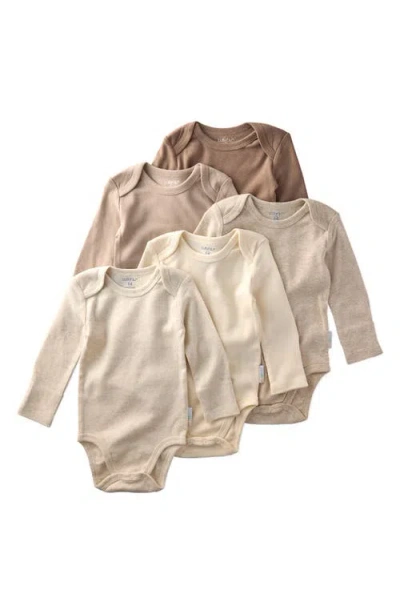 BUTTERBLU BUTTERBLU BLAKE SET OF 5 ORGANIC COTTON BODYSUITS