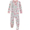 Butterblu Baby Cruz Footed Sleeper Pajama In Pink