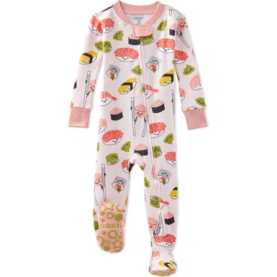 Butterblu Babies'  Cruz One-piece Organic Cotton Footie Pajamas In Multi