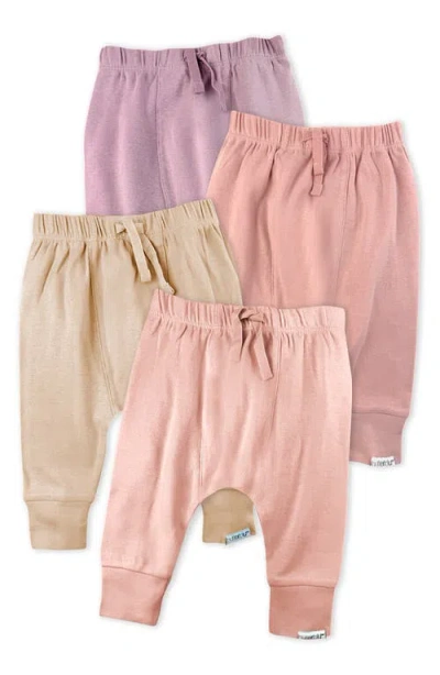 Butterblu Babies'  Kids' 4-pack Assorted Joggers In Pink