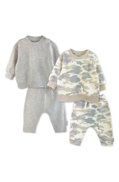 Butterblu Kids' Crewneck & Joggers Set In Gray