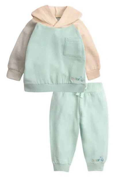 Butterblu Kids' Hoodie And Joggers Set In Blue