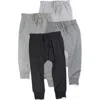 Butterblu Babies'  Kids' Jordan Assorted 4-pack Organic Cotton Joggers In Multi