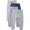 Butterblu Babies'  Kids' Jordan Assorted 4-pack Organic Cotton Joggers In Multi