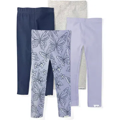 Butterblu Babies'  Kids' Layla 4-pack Leggings In Multi