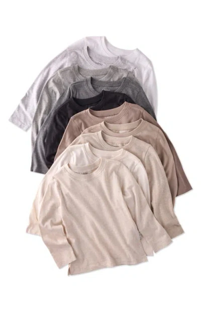 Butterblu Babies'  Kids' London 5-pack Assorted Organic Cotton T-shirts In Multi