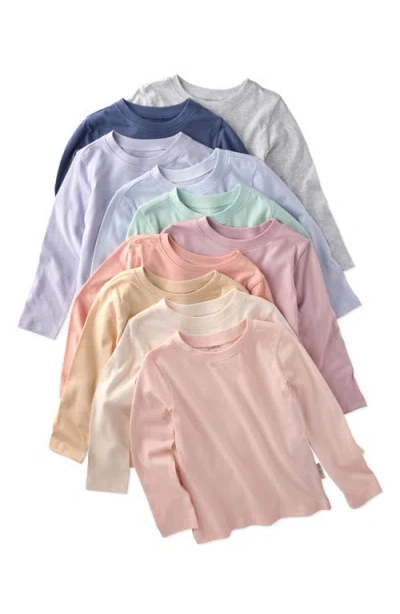 Butterblu Babies'  Kids' London Assorted 10-pack Organic Cotton T-shirt In Multi