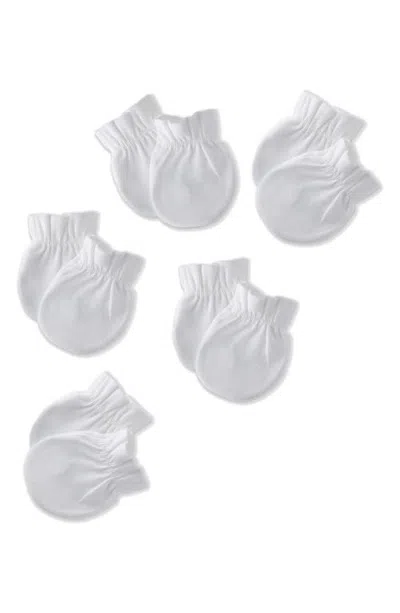 Butterblu Kids' Morgan 5-pack Mittens In White