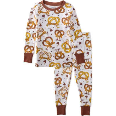 Butterblu Babies'  Kids' Zen Two-piece Organic Cotton Pajamas In Multi
