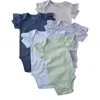 Butterblu Babies'  Rory Assorted 5-pack Bodysuits In Multi