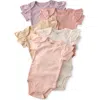 Butterblu Rory Assorted 5-pack Bodysuits In Multi