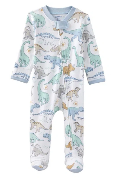 Butterblu Babies'  Scout One-piece Organic Cotton Pajamas In Multi